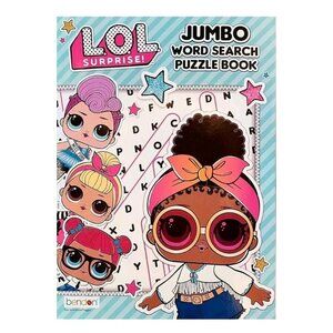 LOL SURPRISE JUMBO WORD SEARCH PUZZLE BOOK (NEW)